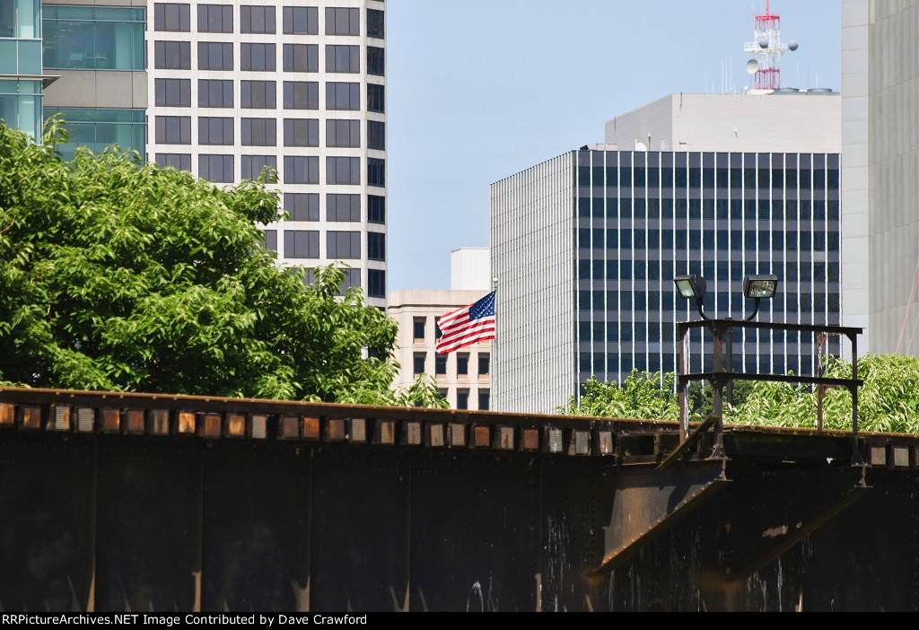 Flag over the Tracks